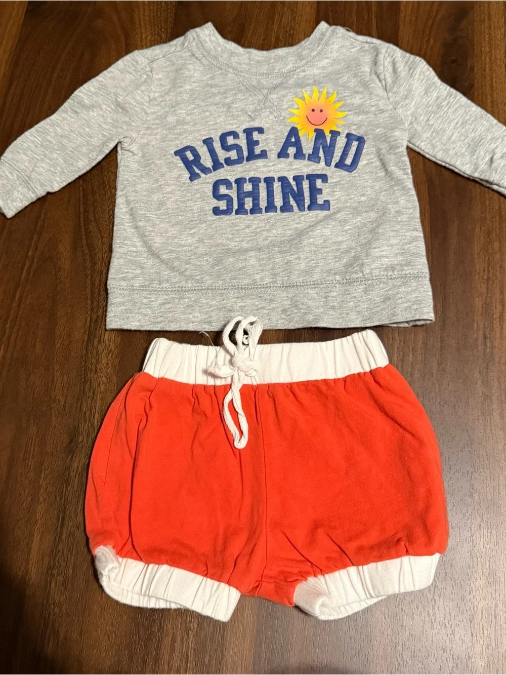 Baby boy sweater and shorts set